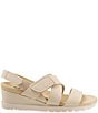 SoftWalk Novi Leather Banded Wedge Sandals - Image 4