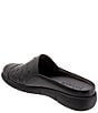 Color:Black - Image 3 - San Marcos II Woven Leather Slip-On Clogs