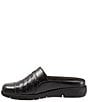 Color:Black - Image 4 - San Marcos II Woven Leather Slip-On Clogs