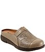 Color:Stone - Image 1 - San Marcos Tooling Leather Mules