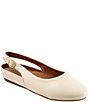 SoftWalk Sandy Leather Slingback Flats - Image 1