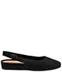 Color:Black Nubuck - Image 2 - Sandy Nubuck Suede Slingback Flats