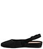 Color:Black Nubuck - Image 4 - Sandy Nubuck Suede Slingback Flats