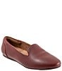 Color:Dark Red - Image 1 - Shelby Leather Loafers