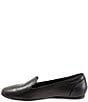 Color:Black - Image 4 - Shelby Leather Slip-On Flats