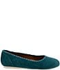 SoftWalk Sonoma Embroidery Suede Ballet Flats - Image 4