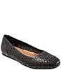 Color:Black Perf - Image 1 - Sonoma Perforated Leather Ballet Flats