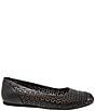 Color:Black Perf - Image 2 - Sonoma Perforated Leather Ballet Flats