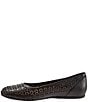 Color:Black Perf - Image 4 - Sonoma Perforated Leather Ballet Flats