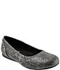 Color:Black Snake - Image 1 - Sonoma Snake Print Leather Flats