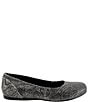 Color:Black Snake - Image 2 - Sonoma Snake Print Leather Flats