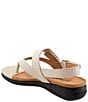 SoftWalk Tracy 2.0 Leather Adjustable Slingback Thong Sandals - Image 5