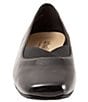 Color:Black Patent - Image 5 - Viana Patent Leather Square Toe Slip-On Flats