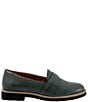 Color:Dark Green - Image 2 - Walsh Leather Loafers