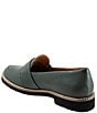 Color:Dark Green - Image 3 - Walsh Leather Loafers