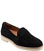 Color:Black Suede - Image 1 - Walsh Suede Slip-On Loafers