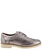 Color:Pewter Metallic - Image 2 - Willet Leather Oxfords