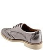 Color:Pewter Metallic - Image 3 - Willet Leather Oxfords
