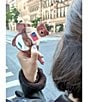 Solar Eclipse Hand-Painted Americana Teddy Compact Mirror - Image 5