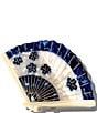 Solar Eclipse Hand-Painted Blossom Fan Claw Hair Clip - Image 1