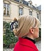 Solar Eclipse Hand-Painted Blossom Fan Claw Hair Clip - Image 2