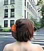 Solar Eclipse Hand-Painted Bow Croissant Claw Hair Clip - Image 4
