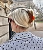 Solar Eclipse Hand-Painted Bow Croissant Claw Hair Clip - Image 5
