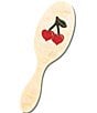 Solar Eclipse Hand-Painted Cherry Hearts Amazing Hair Day Brush - Image 1