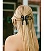 Solar Eclipse Hand-Painted Coquette Dotted Bow Claw Hair Clip - Image 3