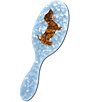 Solar Eclipse Hand-Painted Dachshund Dog Amazing Hair Day Brush - Image 1
