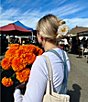 Solar Eclipse Hand-Painted Daisy Flower Claw Hair Clip - Image 2