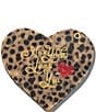 Solar Eclipse Hand-Painted I Love New York Compact Mirror - Image 1