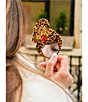 Solar Eclipse Hand-Painted I Love New York Compact Mirror - Image 3