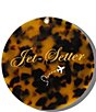Solar Eclipse Hand-Painted Jet-Setter Compact Mirror - Image 2