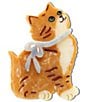 Solar Eclipse Hand-Painted Kitten Claw Hair Clip - Image 1