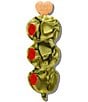 Solar Eclipse Hand-Painted Martini Olives Claw Hair Clip - Image 1