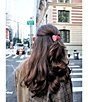Solar Eclipse Hand-Painted Mini Paisley Heart Claw Hair Clip - Image 2