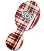 Solar Eclipse Hand-Painted Paisley Heart Handbag Hero Brush - Image 1