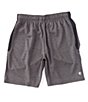 Color:Charcoal Heather - Image 1 - Active Big & Tall 8#double; Inseam Knit Shorts