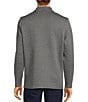 Color:Charcoal Heather - Image 2 - Active Knit Long Sleeve Textured Quarter-Zip Pullover