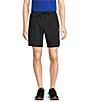 Color:Jet Black - Image 1 - Active 7.5#double; Inseam Woven Liner Shorts