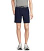 Color:Ink Blue - Image 1 - Active 7.5#double; Inseam Woven Liner Shorts