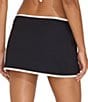 Color:Blackout - Image 2 - Ribbed Side Tie Swim Cover-Up Skirt