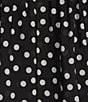 Sonia Rykiel Dotted Print Tie Neck Long Sleeve Top - Image 4