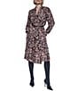 Sonia Rykiel Printed Shadow Dot Jacquard Long Sleeve Shirt Dress - Image 1