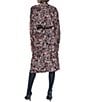 Sonia Rykiel Printed Shadow Dot Jacquard Long Sleeve Shirt Dress - Image 2