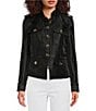 Sonia Rykiel Stand Collar Long Sleeve Gold Button Front Officer Jacket - Image 2