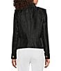 Sonia Rykiel Stand Collar Long Sleeve Gold Button Front Officer Jacket - Image 3