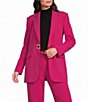 Sonia Rykiel V-Neck Long Sleeve Hardware Button Coordinating Blazer - Image 1