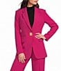 Sonia Rykiel V-Neck Long Sleeve Hardware Button Coordinating Blazer - Image 2